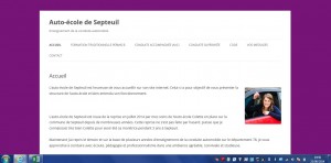 Page accueil site AE